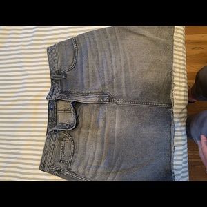 Grey washed denim